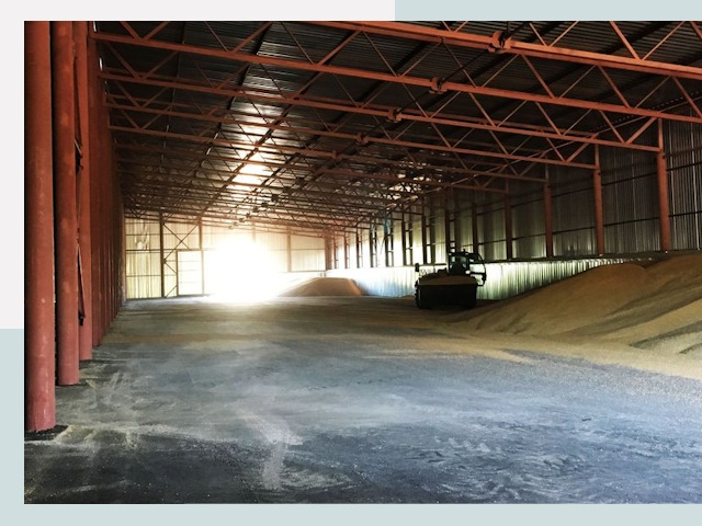 Строительство зернохранилищ в Соль-илецке