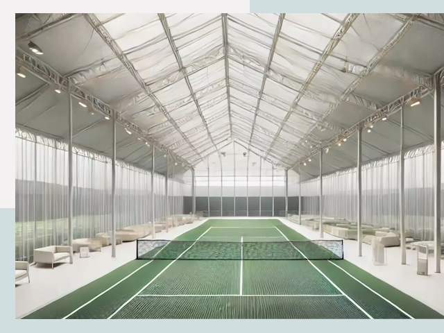 Строительство теннисных кортов в Соль-илецке