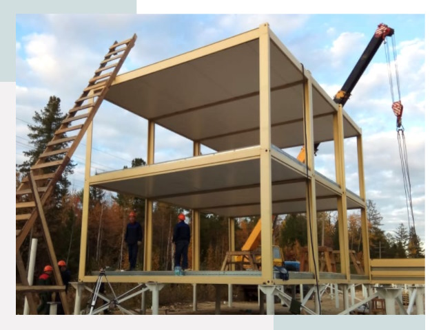 Строительство модульных здания Соль-Илецк