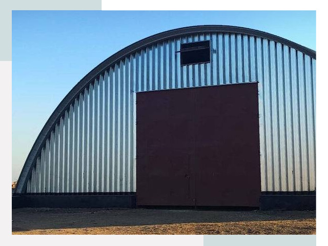 Бескаркасные ангары в Соль-илецке