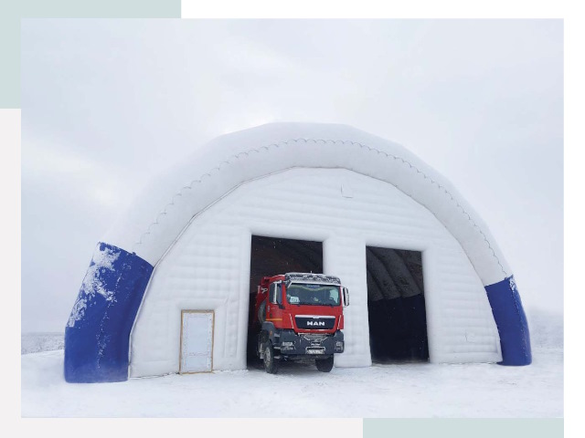 Мобильные ангары в Соль-илецке