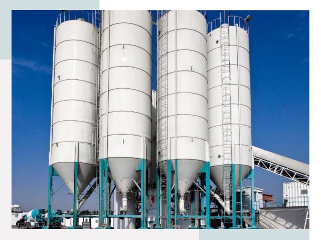Строительство цементных силосов в Соль-илецке
