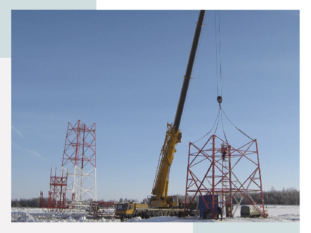 Монтаж вышек связи в Соль-илецке