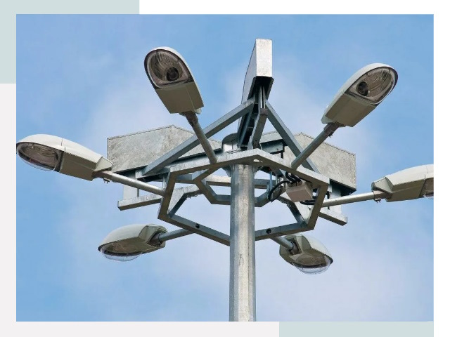 Монтаж осветительных мачт в Соль-илецке