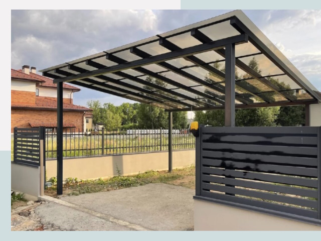 Металлические навесы в Соль-Илецк от 625 руб. за м²