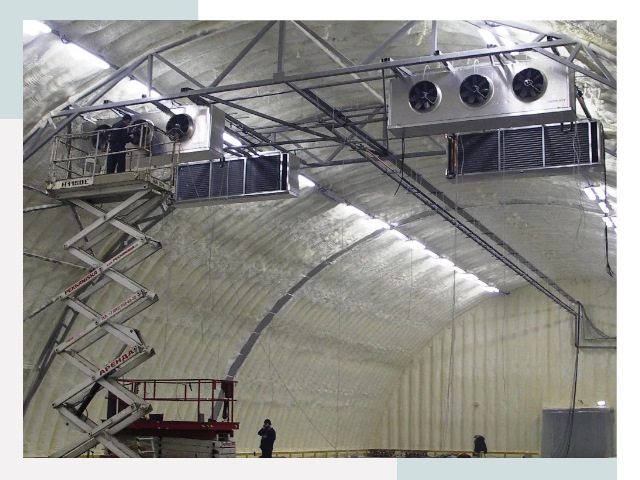 Оснащение ангаров в Соль-илецке