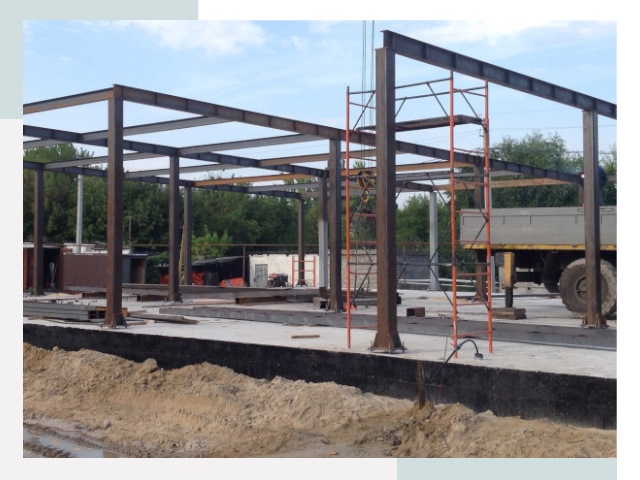 Фундамент для ангаров в Соль-илецке