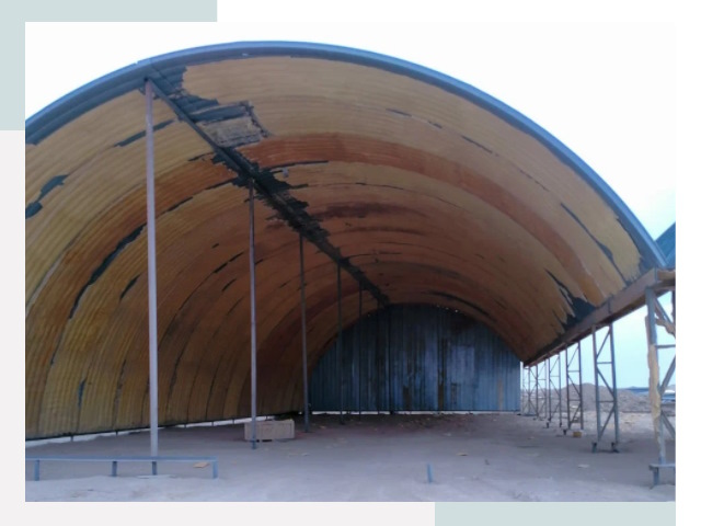 Реконструкция ангаров в Соль-илецке