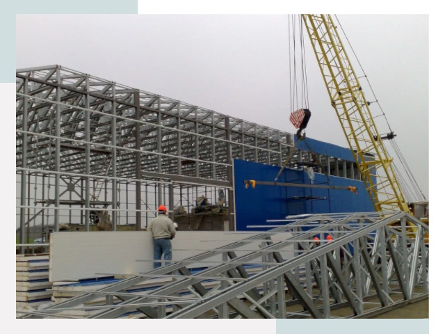 Монтаж ангаров в Соль-илецке