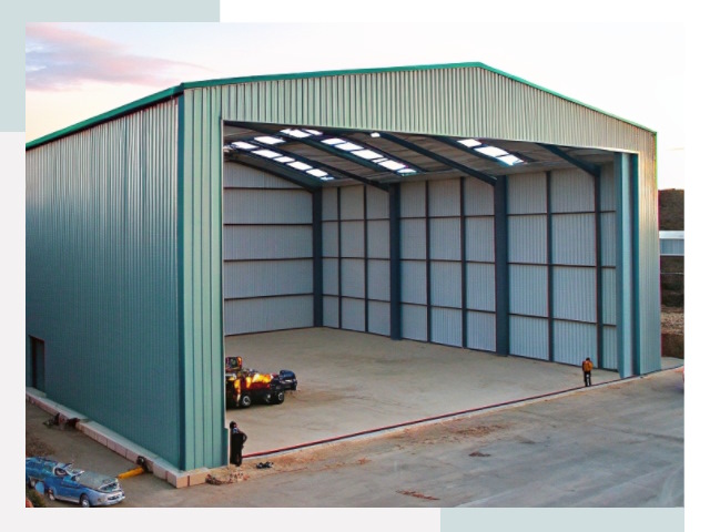 Строительство ангаров в Соль-илецке